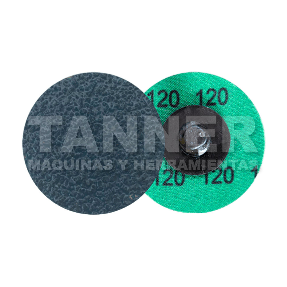 25 Discos De Lija De Cambio Rápido | 50 Mm | Grano 120 | Tipo R | Para Metal Y Madera | Rotación Para Taladros Y Herramientas Rotativas