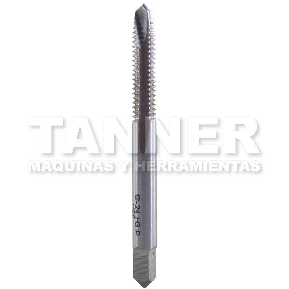 Set 2 Maschi A Punta Spirale Metrico M4 X 0.7 - Rivestito TICN, Acciaio HSS, Per Filettatura Interna Su Metallo E Plastica