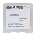 INSERTO ESPADA NO.1 13/16PULG T-A M-4 TIN