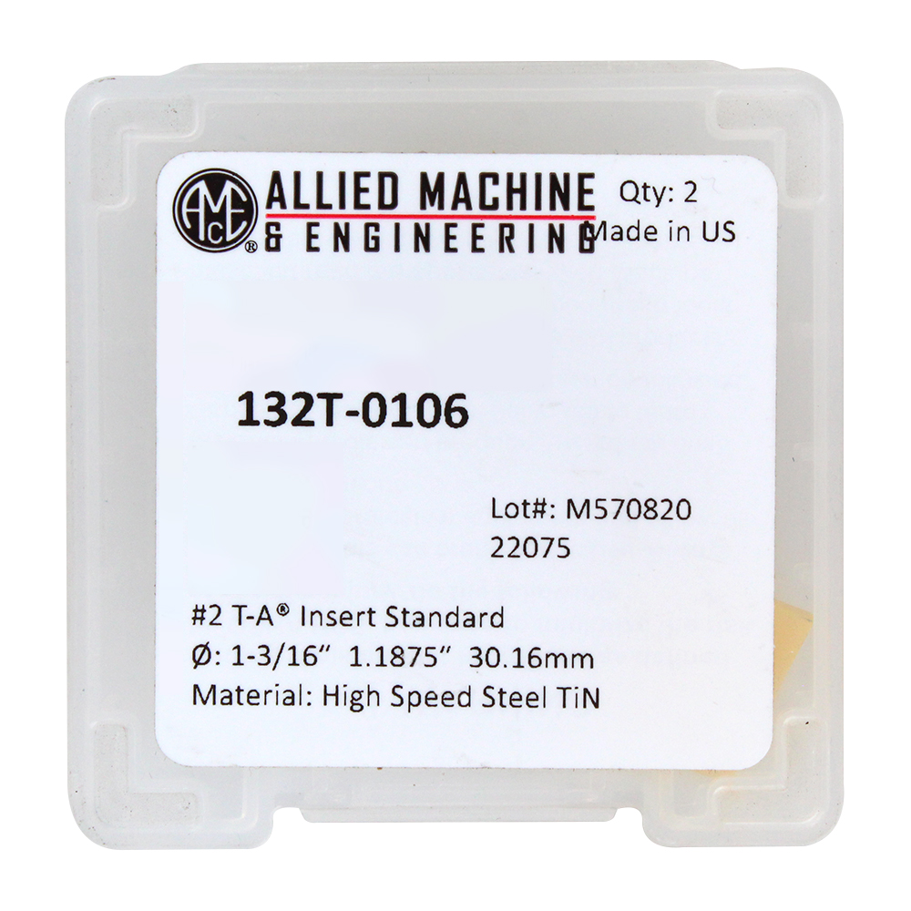 INSERTO NO.2 1-3/16PULG T-A M4 TIN