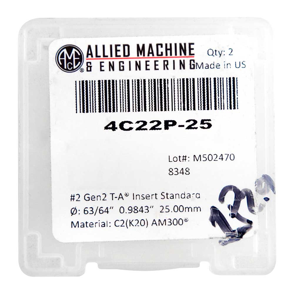 INSERTO NO.2 GEN2 T-A C2 AM300 25MM