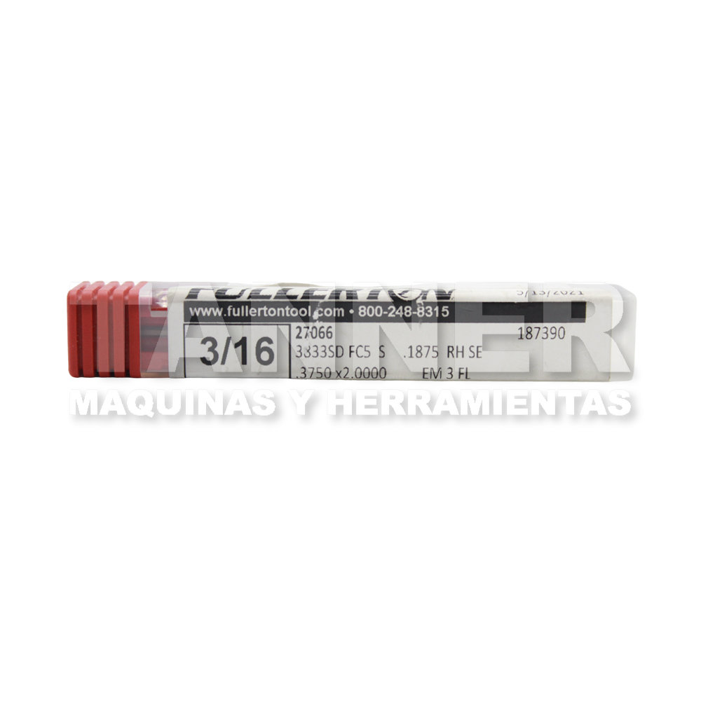 3833SD FC5 S .1875 RH SE .3750 X2.0000 EM 3 FL