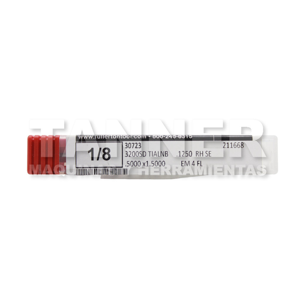 CORTADOR BOLA CARBURO 1/8X1/2X1-1/2 4F TIALN