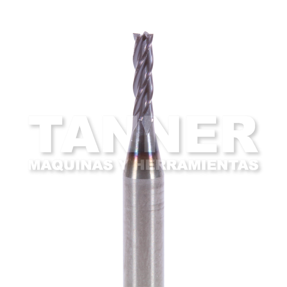 CORTADOR CARBURO 1/16X1/4X1-1/2 4F TIALN