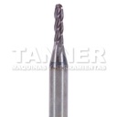 CORTADOR BOLA CARBURO 1/16X1/4X1-1/2 4F TIALN