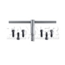 4-JAW(2PC) SCROLL STEEL CHUCK, 8IN