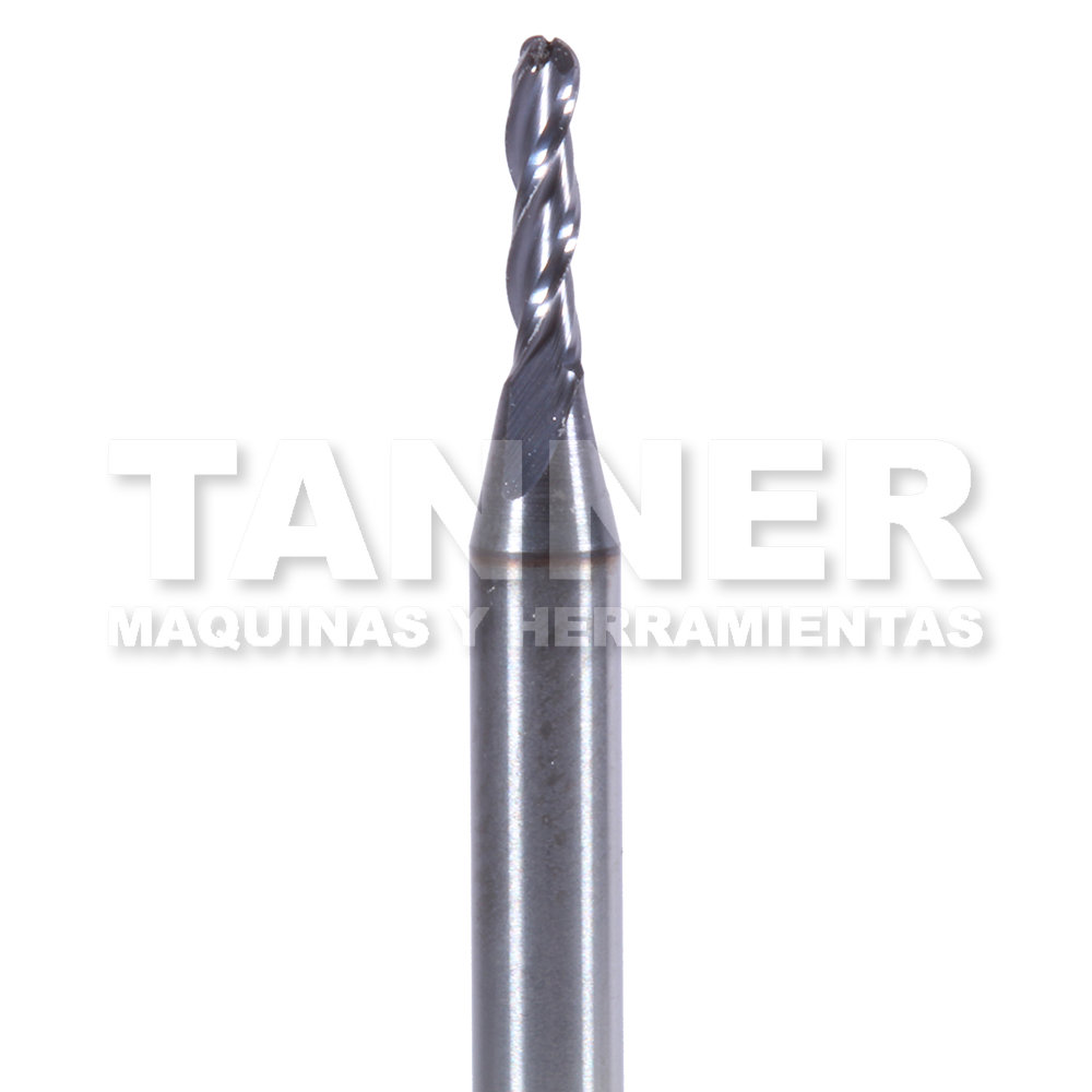 CORTADOR BOLA CARBURO 1/16X1/4X1-1/2 3F TIALN