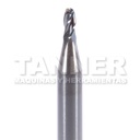 CORTADOR BOLA CARBURO 1/16X1/8X1-1/2 4F