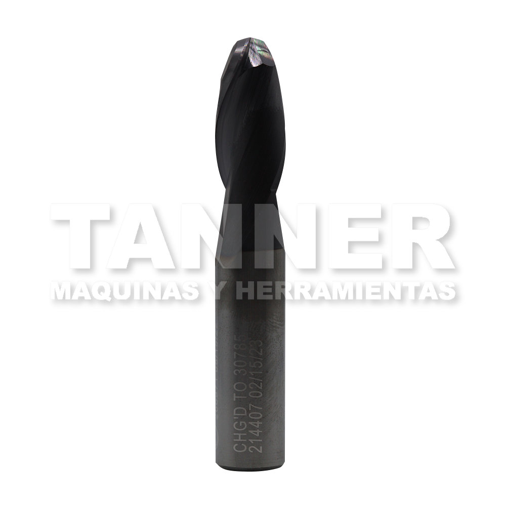 CORTADOR BOLA CARBURO 1/2X1X3PULG 2F TIALN