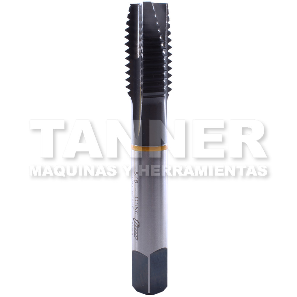 MACHUELO SEMICONICO HSS 5/8-11 PUNTA ESPIRAL GH3 3F UNC INOXIDABLE