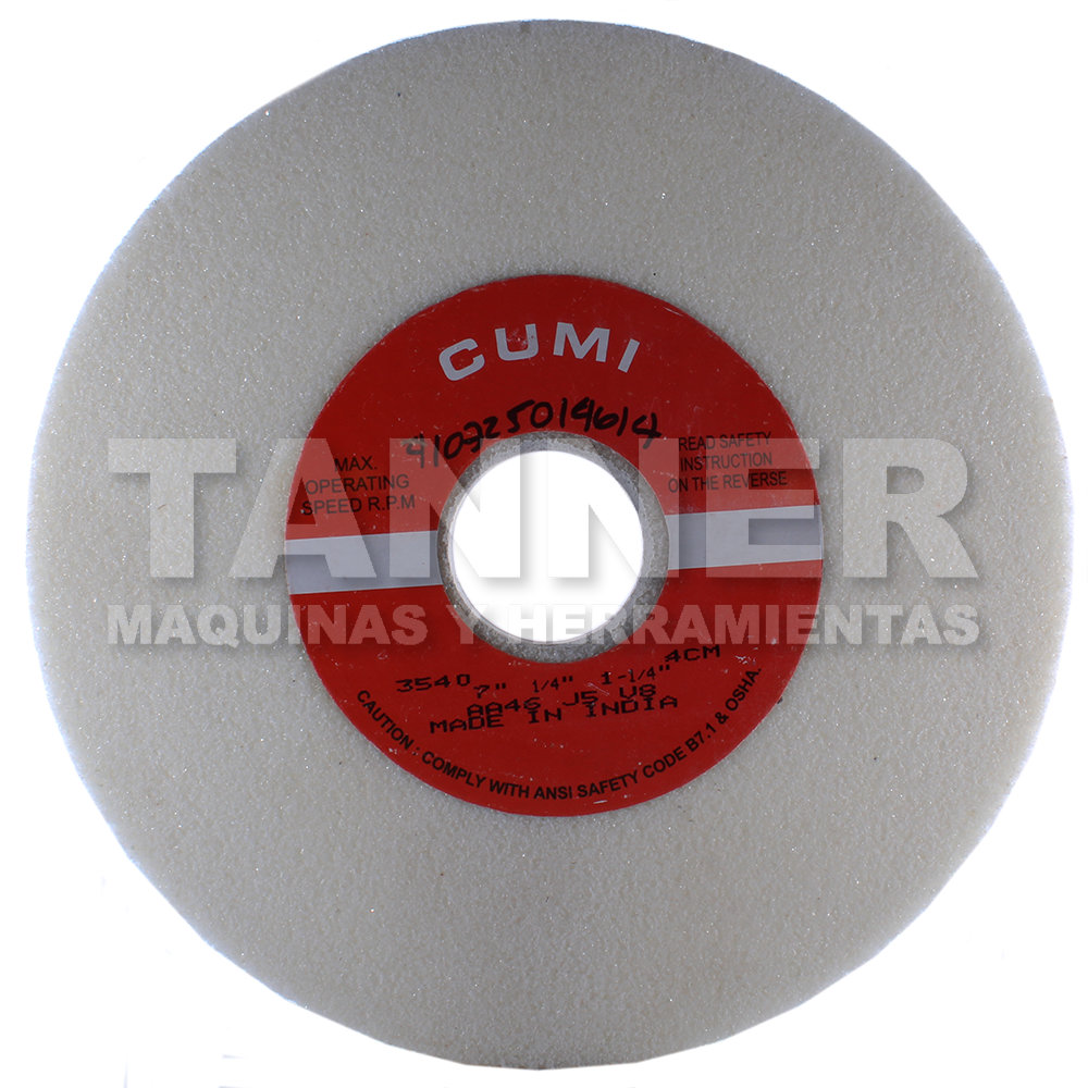 RUEDA RECTIFICADO 7X1/4X1-1/4 33MPS AA46 J5 V8