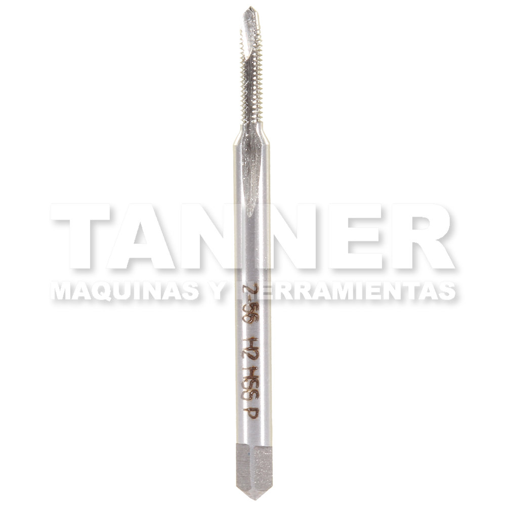 MACHUELO SEMICONICO HSS 2-56 2F H2 PUNTA ESPIRAL