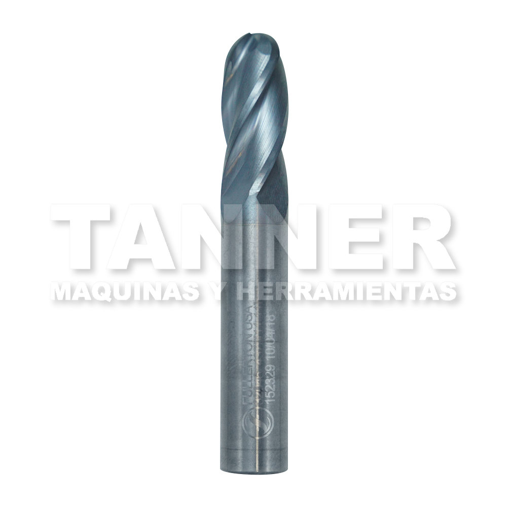 CORTADOR BOLA CARBURO 7/16X1X2-3/4PULG 4F TICN