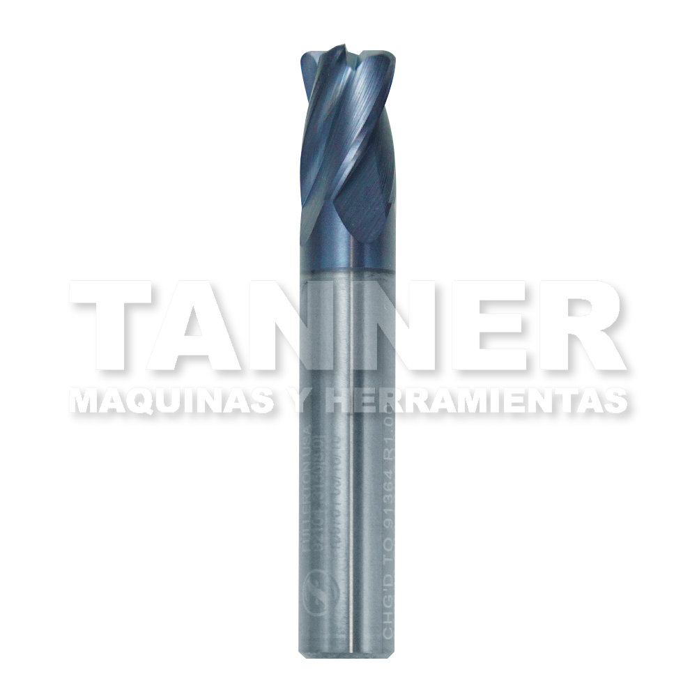 CORTADOR CARBURO 8X12X50MM 4F R1.0 TIALN