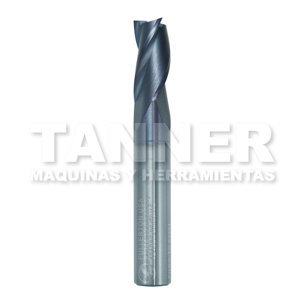 CORTADOR CARBURO 12X25X84MM 3F TIALN