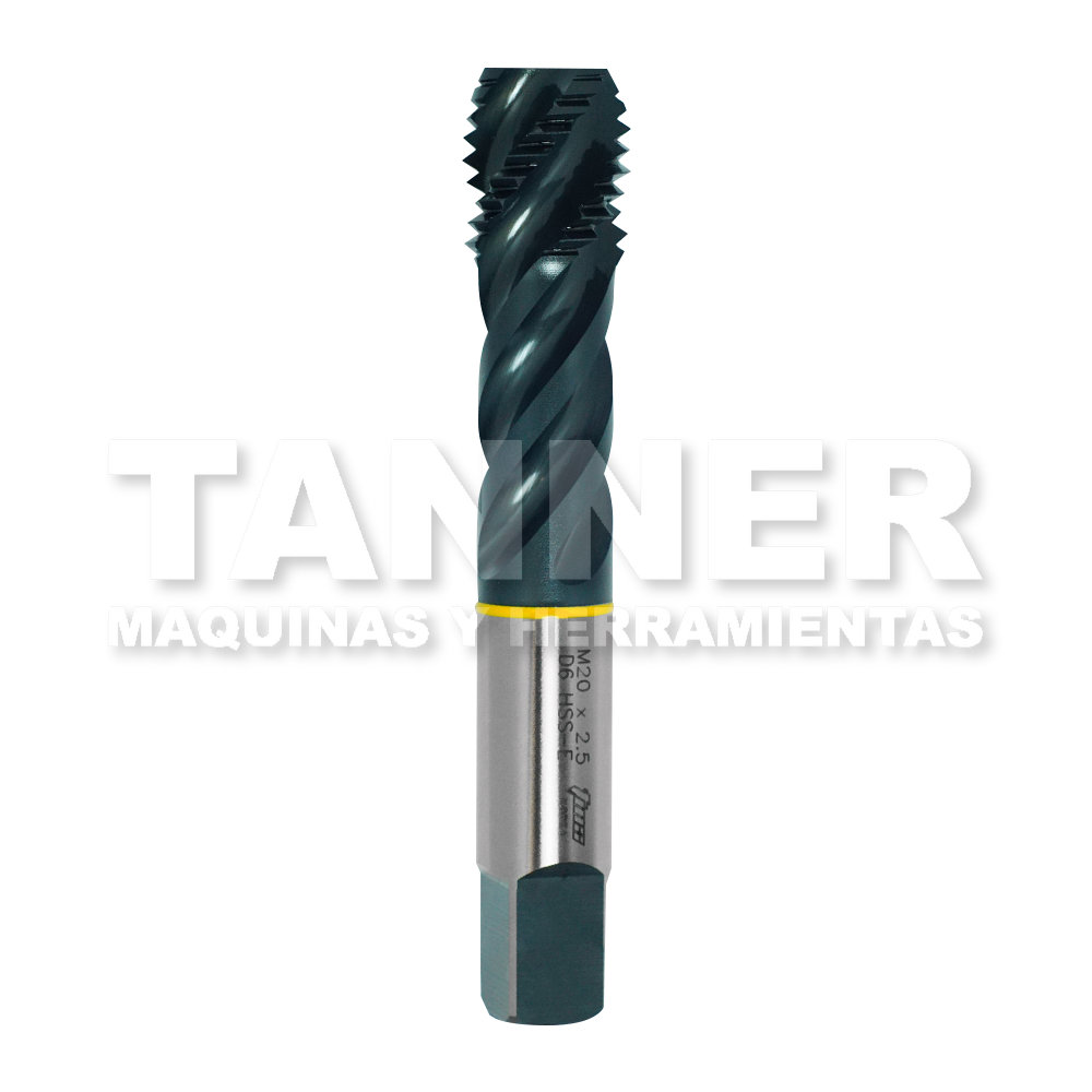 MACHUELO HELICOIDAL HSS M20X2.5 4F D6