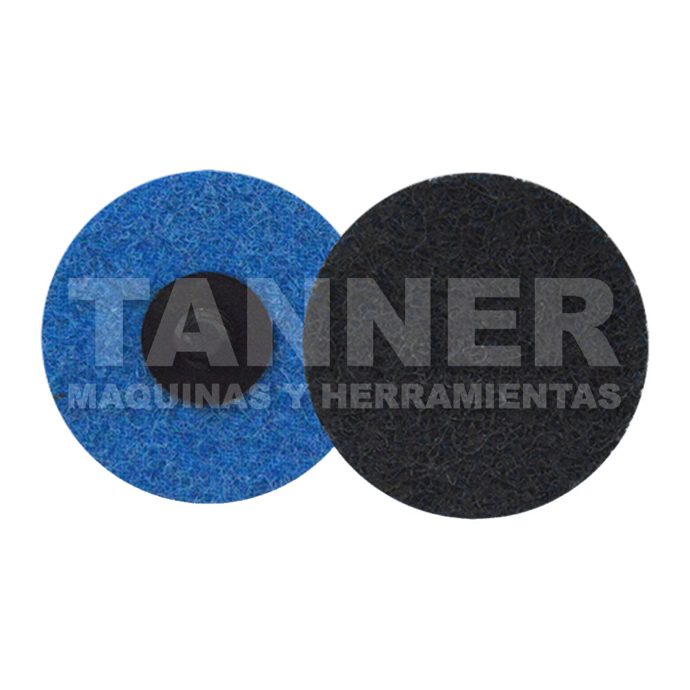 DISCO DE FIBRA DE CAMBIO RAPIDO AZUL GRANO FINO 76