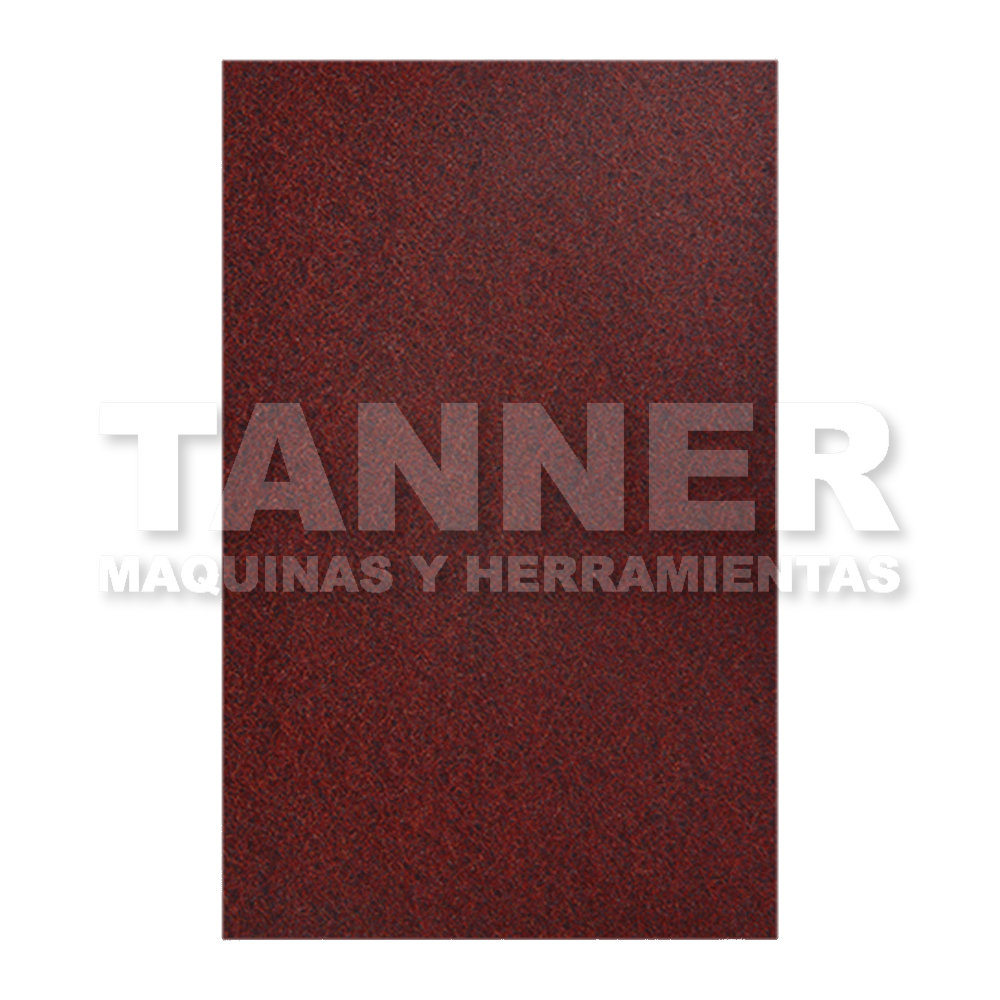 ALMOHADILLA DE FIBRA MARRON CON OXIDO DE ALUMINIO.