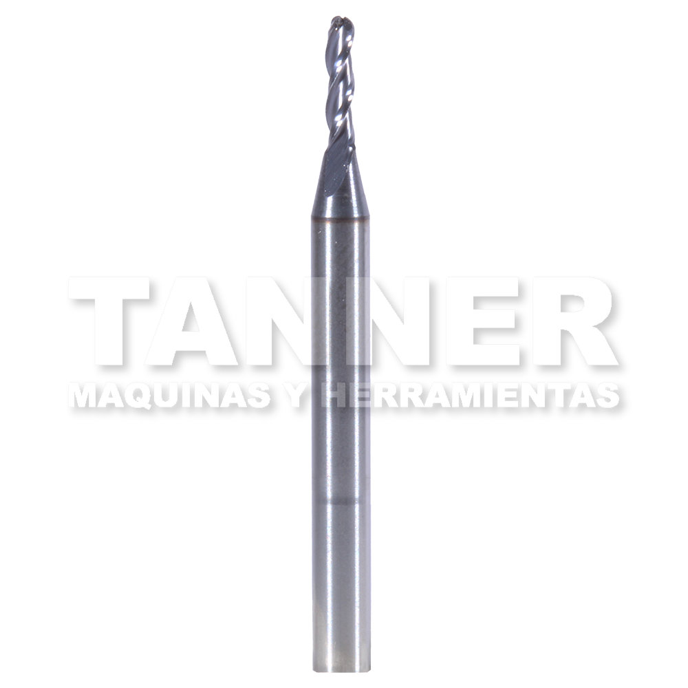 CORTADOR BOLA CARBURO 1/16X1/4X1-1/2 3F TIALN