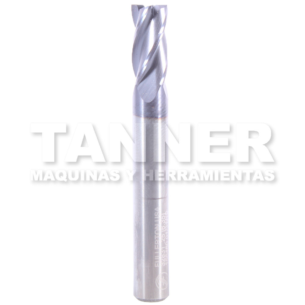 CORTADOR CARBURO 1/4X1/2X2 4F TIALN