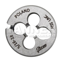 [TOM5-800-060] TERRAJA REDONDA HSS 5/16-18X1