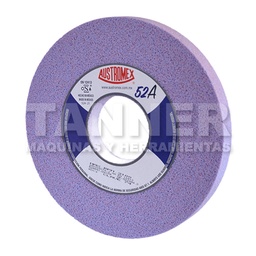 [AUS74] RUEDA ABRASIVA VITRIFICADA ROSA 52A 250 x 25 x 76.2 52A541J2pVTR