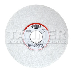 [AUS192] RUEDA BLANCA VITRIFICADA PARA ESMERILADO DE ACERO 180X13X31.75 89A46K5VA0