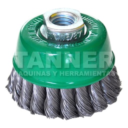 [AUS965] CEPILLO TIPO COPA DE ALAMBRE TRENZADO 75x0.356xMR