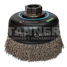 [AUS2909] CEPILLO TIPO COPA DE ALAMBRE ONDULADO 75 x 0.30 x MR