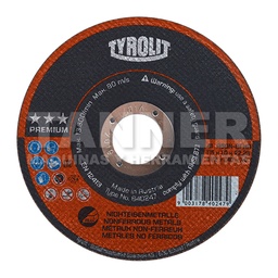[AUS4251] DISCO DE CORTE TYROLIT SUPERDELGADO DE 115 X 1.0 X 22.23 MM