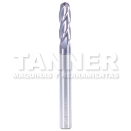 [FUL30731] CORTADOR BOLA CARBURO 1/4X3/4X2-1/2 4F TIALN