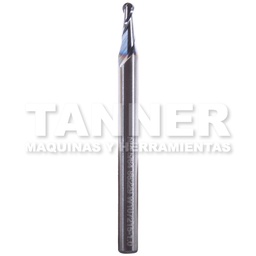 [SECN86229-17006012] CORTADOR BOLA CARBURO 5/64X3/16X1-1/2 2F TIALN