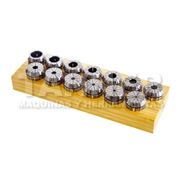 [TEC04213IS] JUEGO BOQUILLAS ER40 1/8-1PULG 