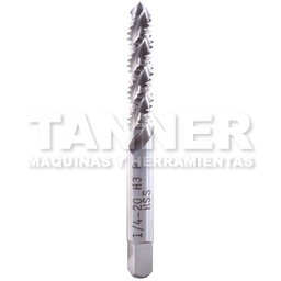 [TOO5-760-050] MACHUELO RECTO ESPIRAL HSS 1/4-20 4F H3