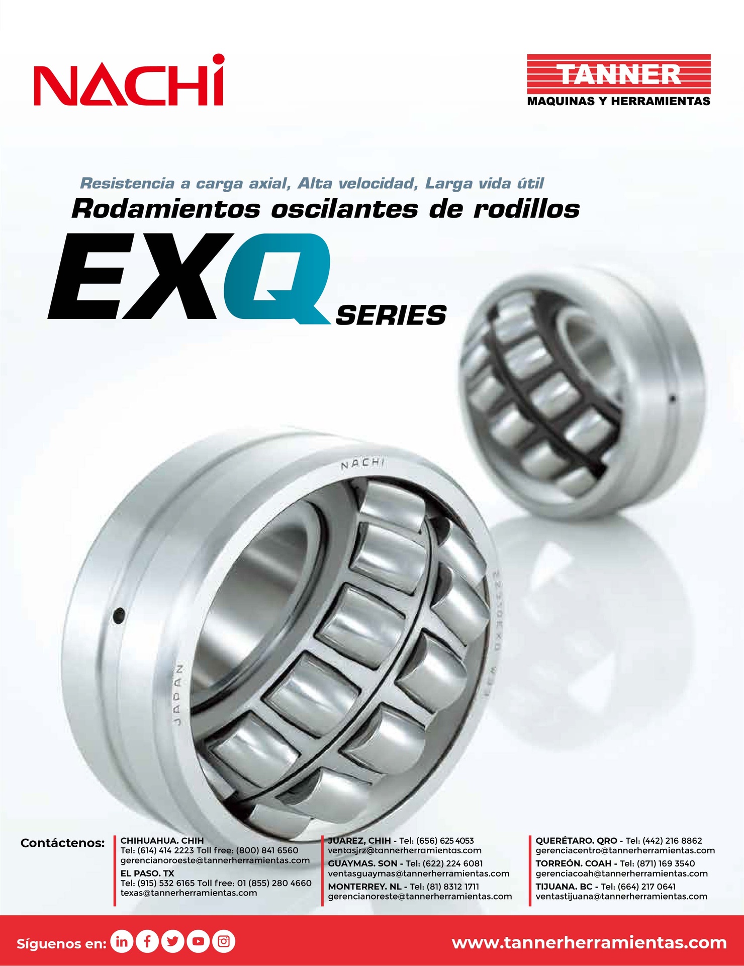 Rodamientos Oscilantes de Rodillos