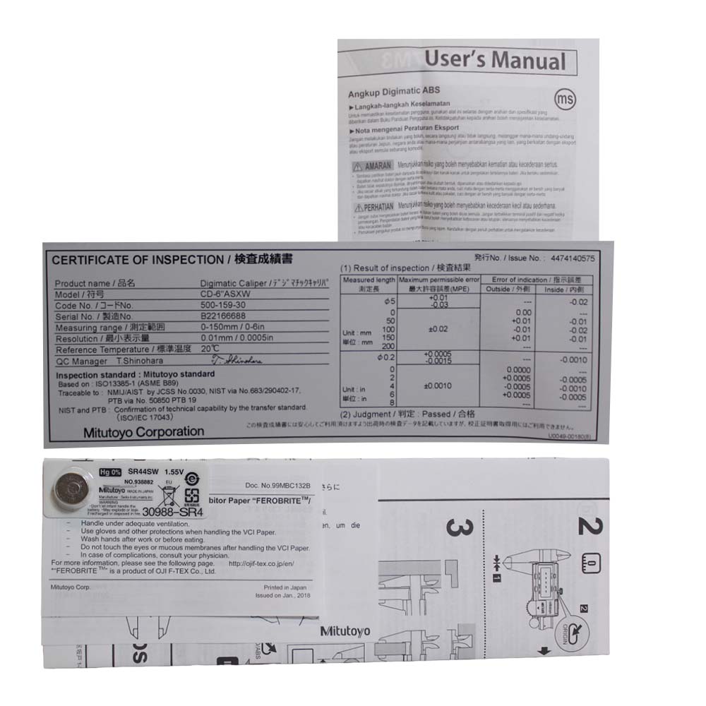 CALIBRADOR DIGIMATIC 0-6PULG