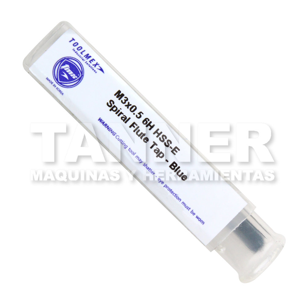 MACHUELO HELICOIDAL M3X0.5 D3 HSS-E HP