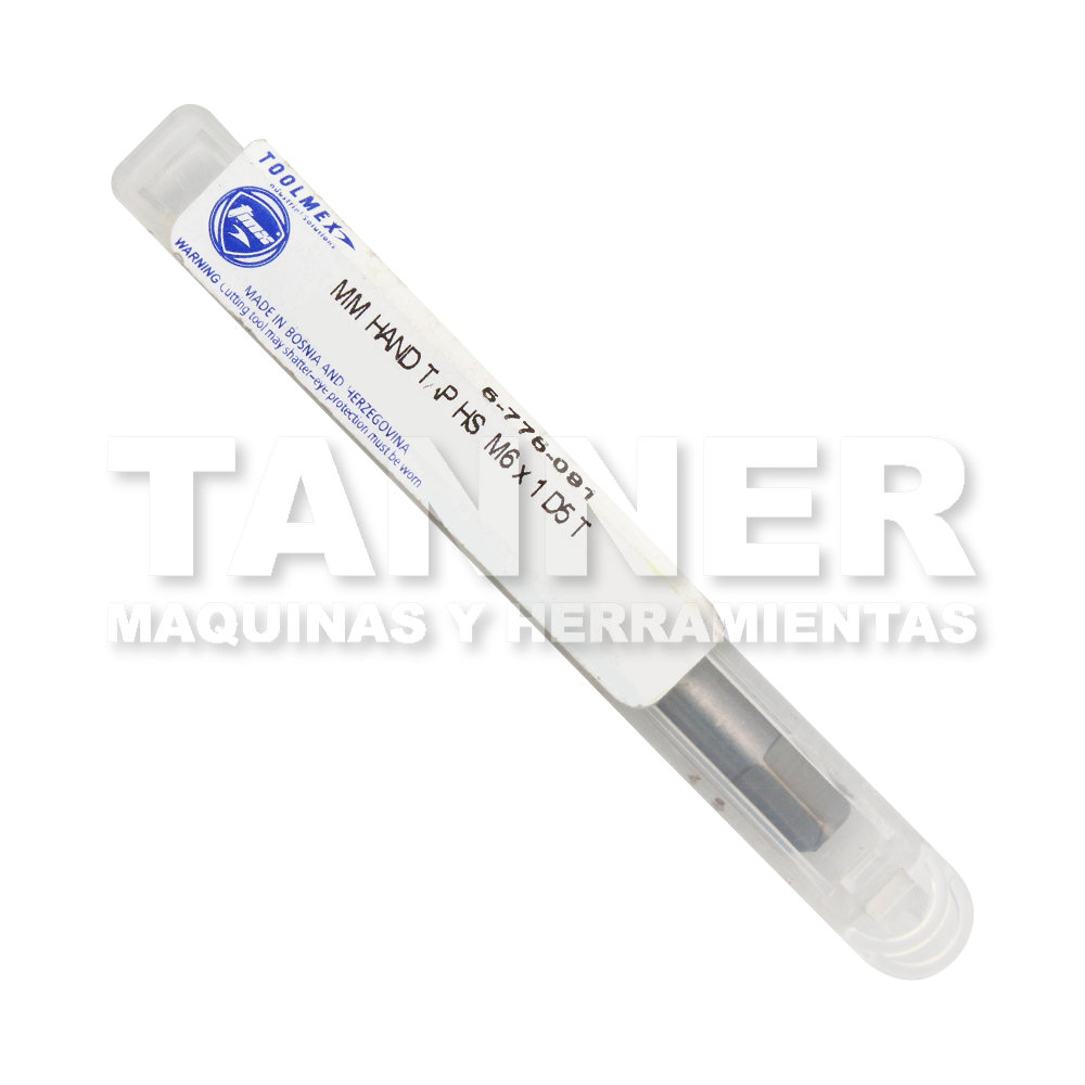 MACHUELO CONICO HSS M6X1.0 4F D5