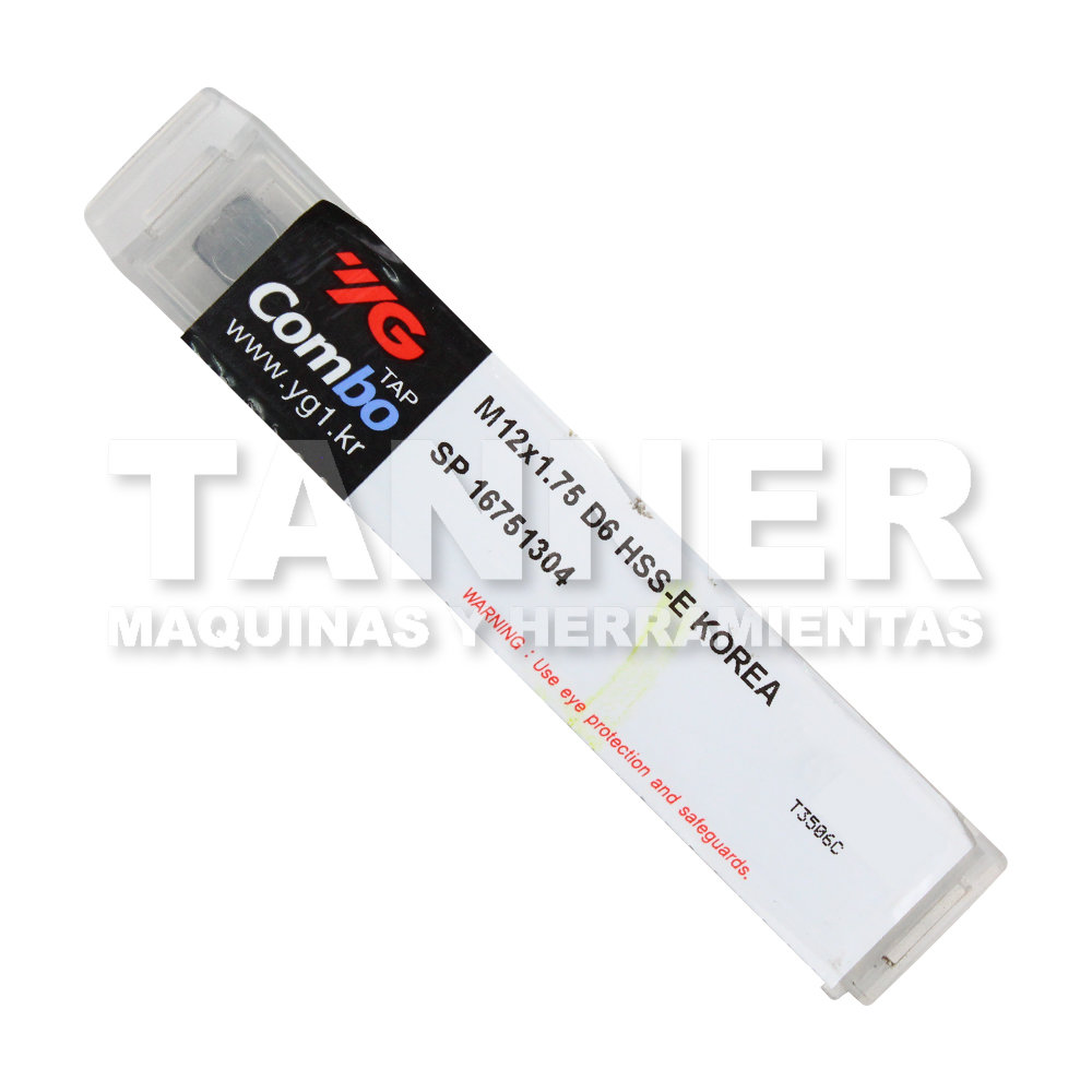 MACHUELO HSS M12X1.75 3F D6