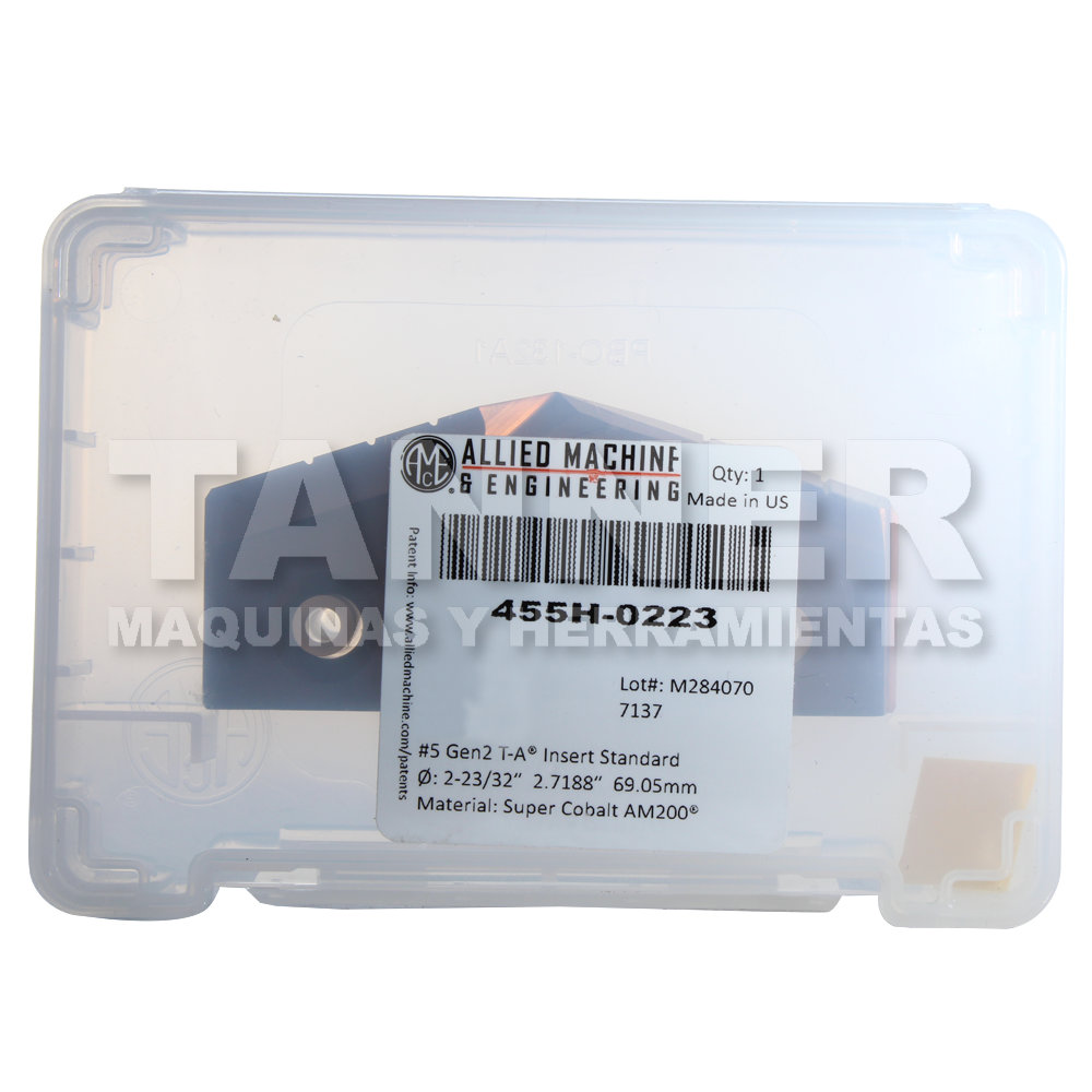 INSERTO 69.05 MM COBALTO NO.5 GEN2 T-A SC AM200