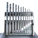 JUEGO BROCAS MILIMETRICO 1.0-6.00MM 11PZ