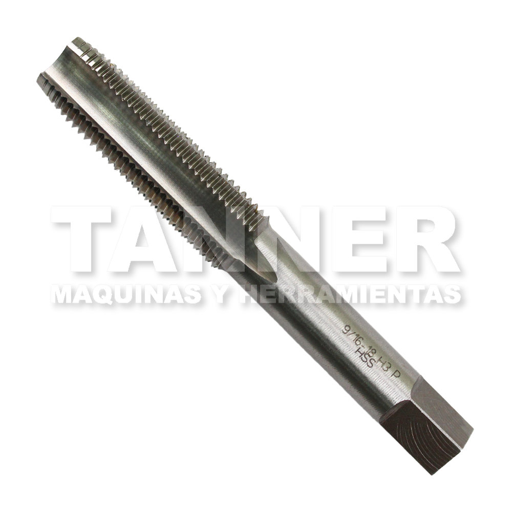 MACHUELO SEMICONICO HSS 9/16-18 4F H3