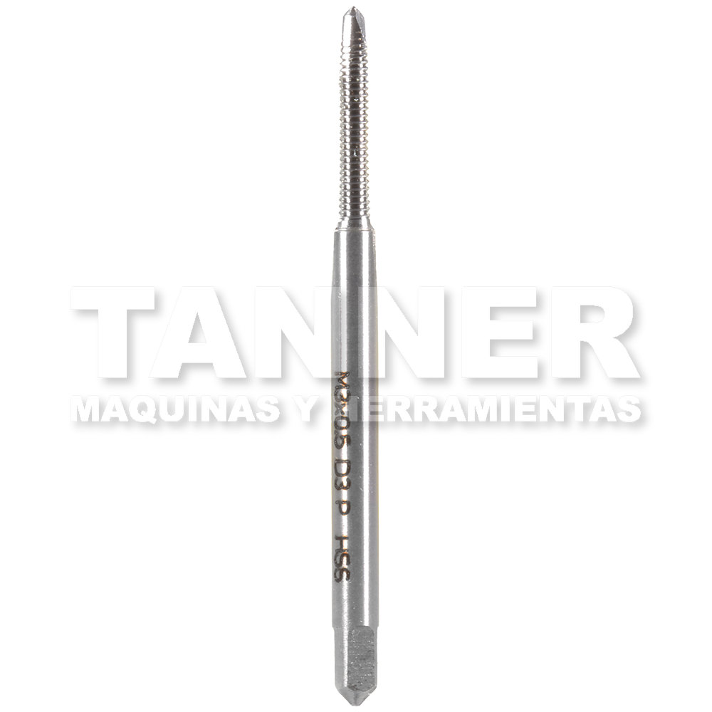 MACHUELO SEMICONICO HSS M3X0.5 2F