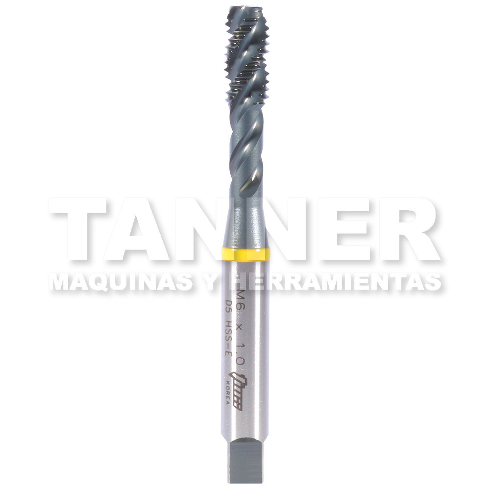 MACHUELO HELICOIDAL HSS M6X1.0 3F D5 INOXIDABLE