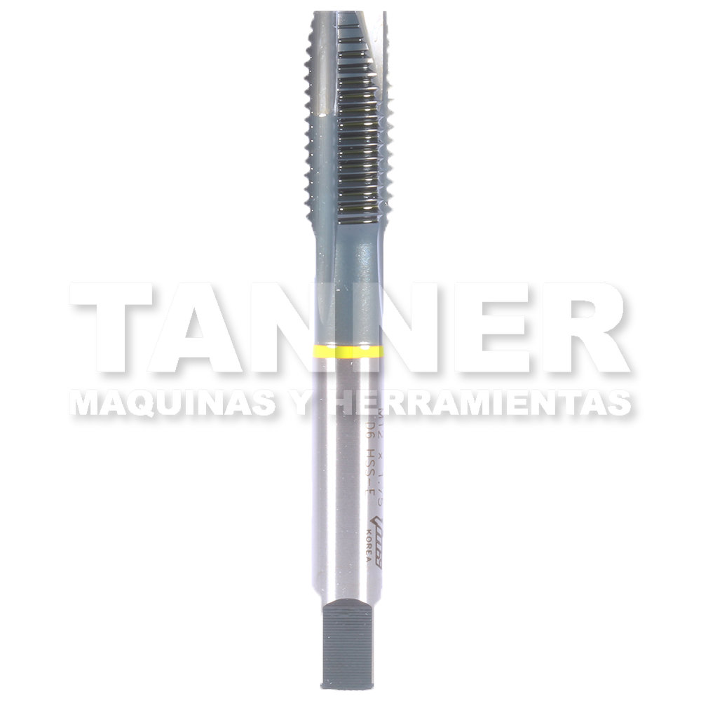 MACHUELO SEMICONICO HSS M12X1.75 PUNTA ESPIRAL D6 3F UN INOXIDABLE