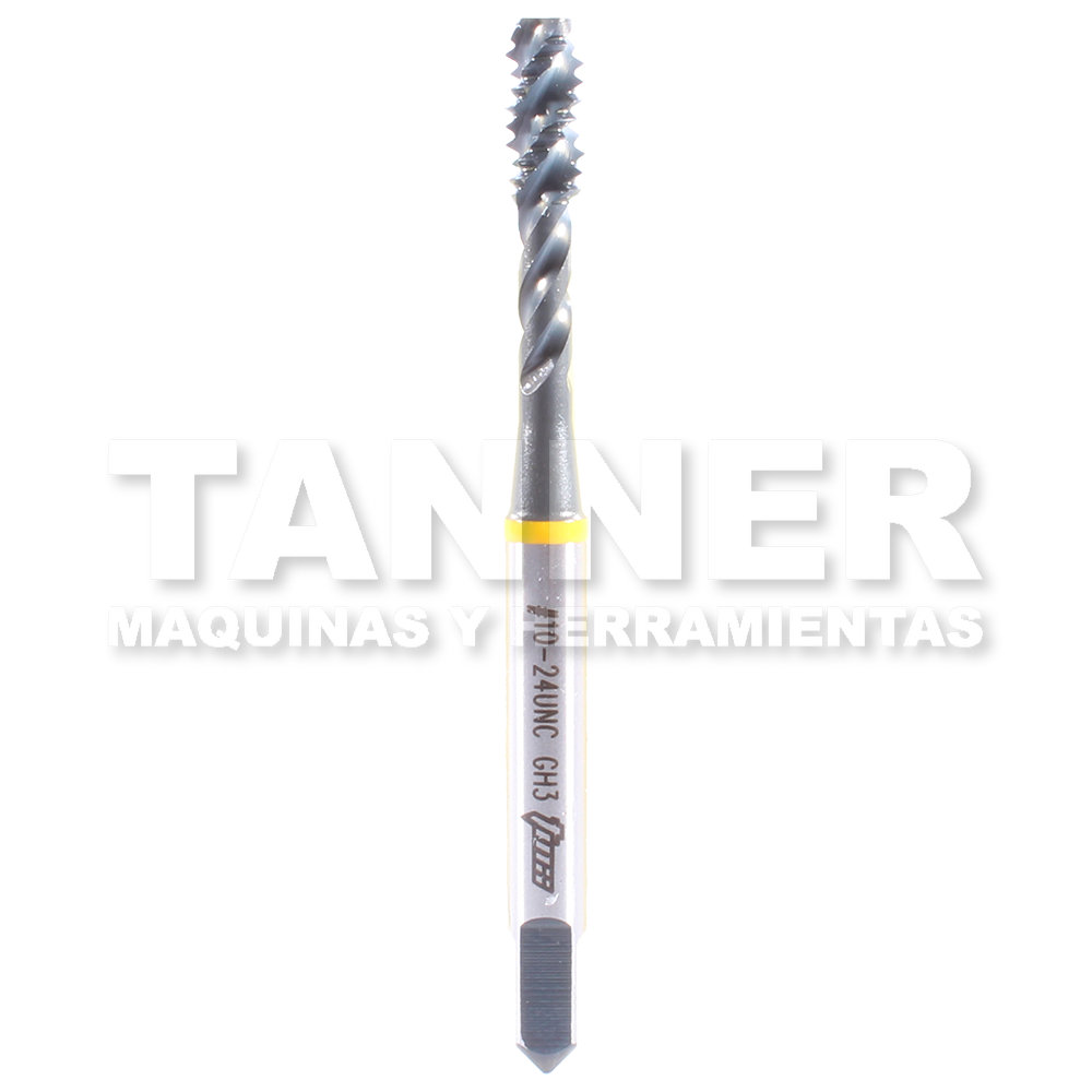 MACHUELO HELICOIDAL HSS 10-24 3F GH3 UNC INOXIDABLE