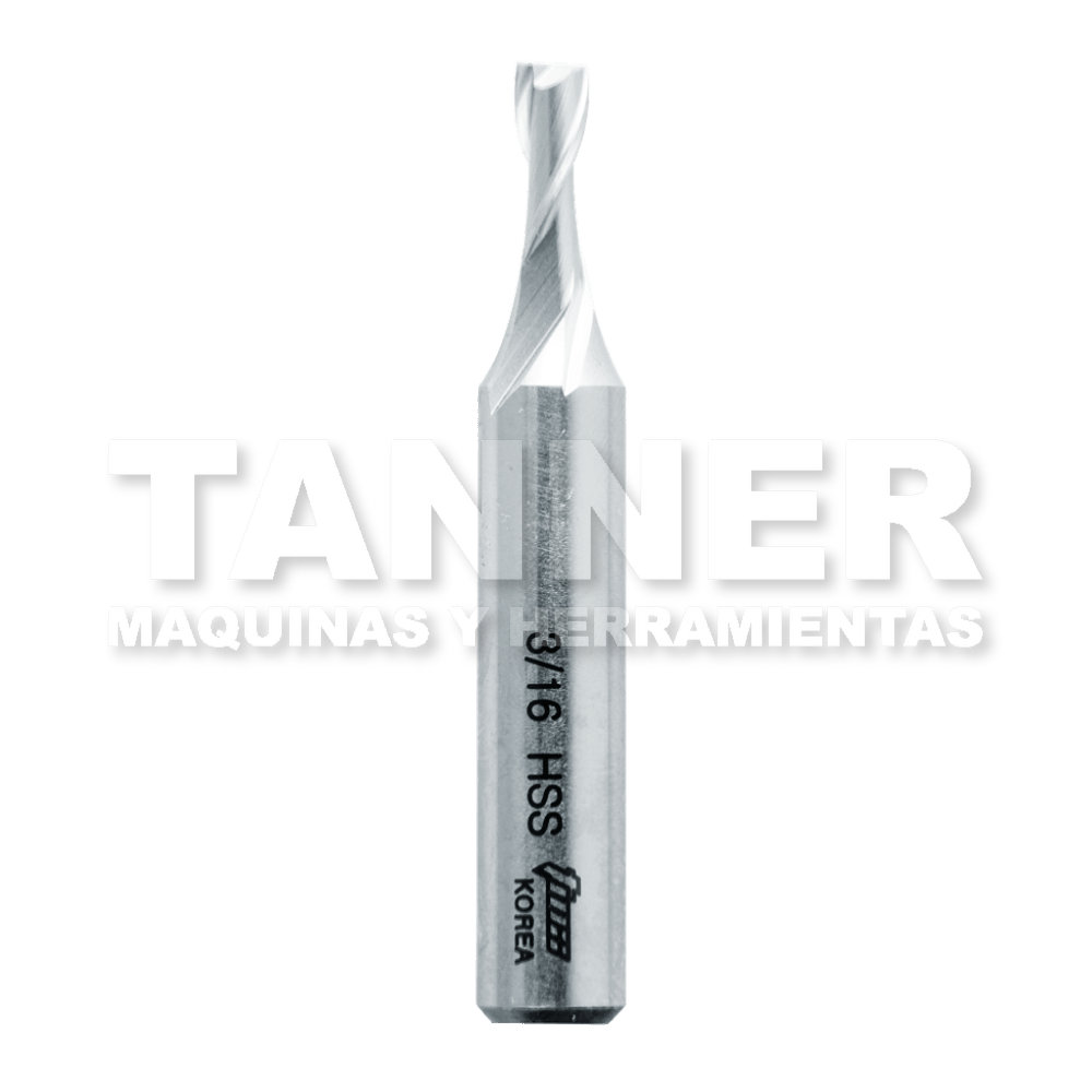 CORTADOR HSS 3/16X7/16X2-5/16 ZANCO 3/8 2F