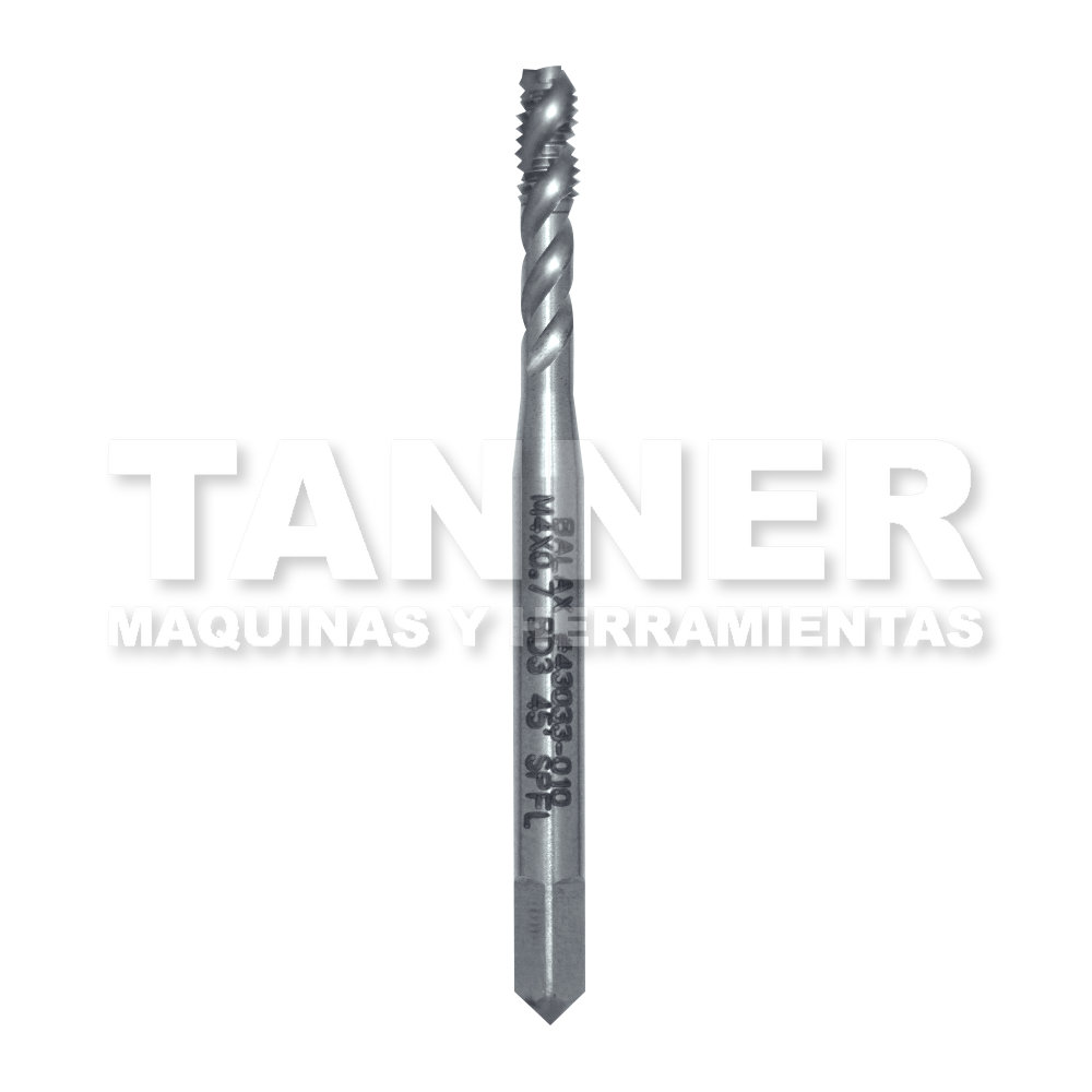 MACHUELO HELICOIDAL M4X0.7 3F D3