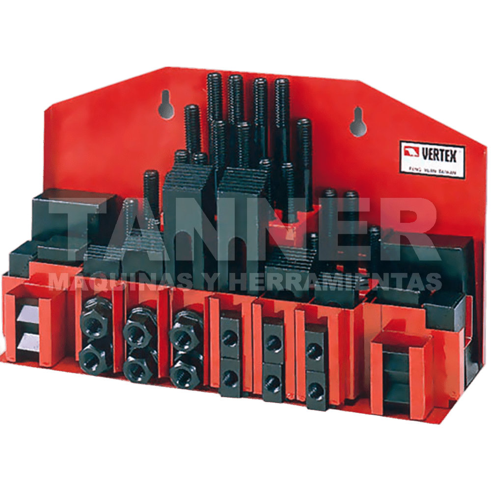 JUEGO CLAMPS 5/8PULG ROSCA 1/2-13 52PZ