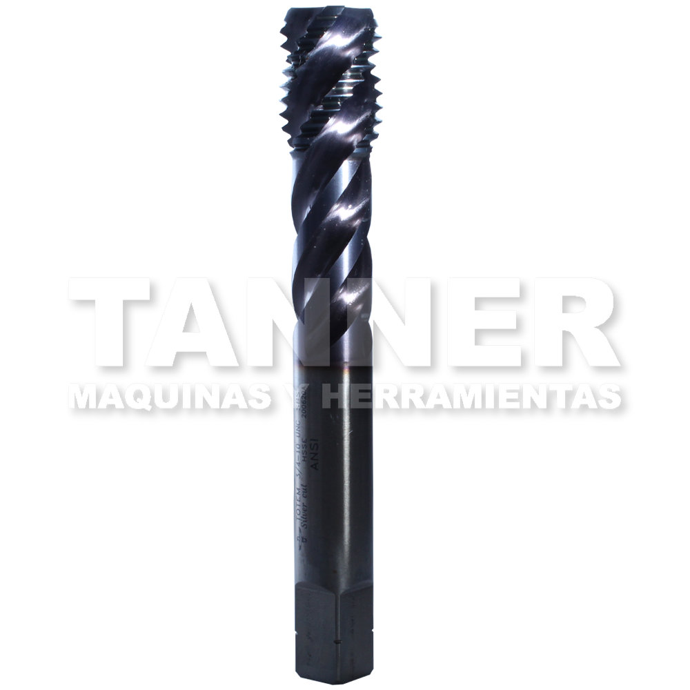 MACHUELO SEMICONICO HSS 3/4-10 4F UNC TICN